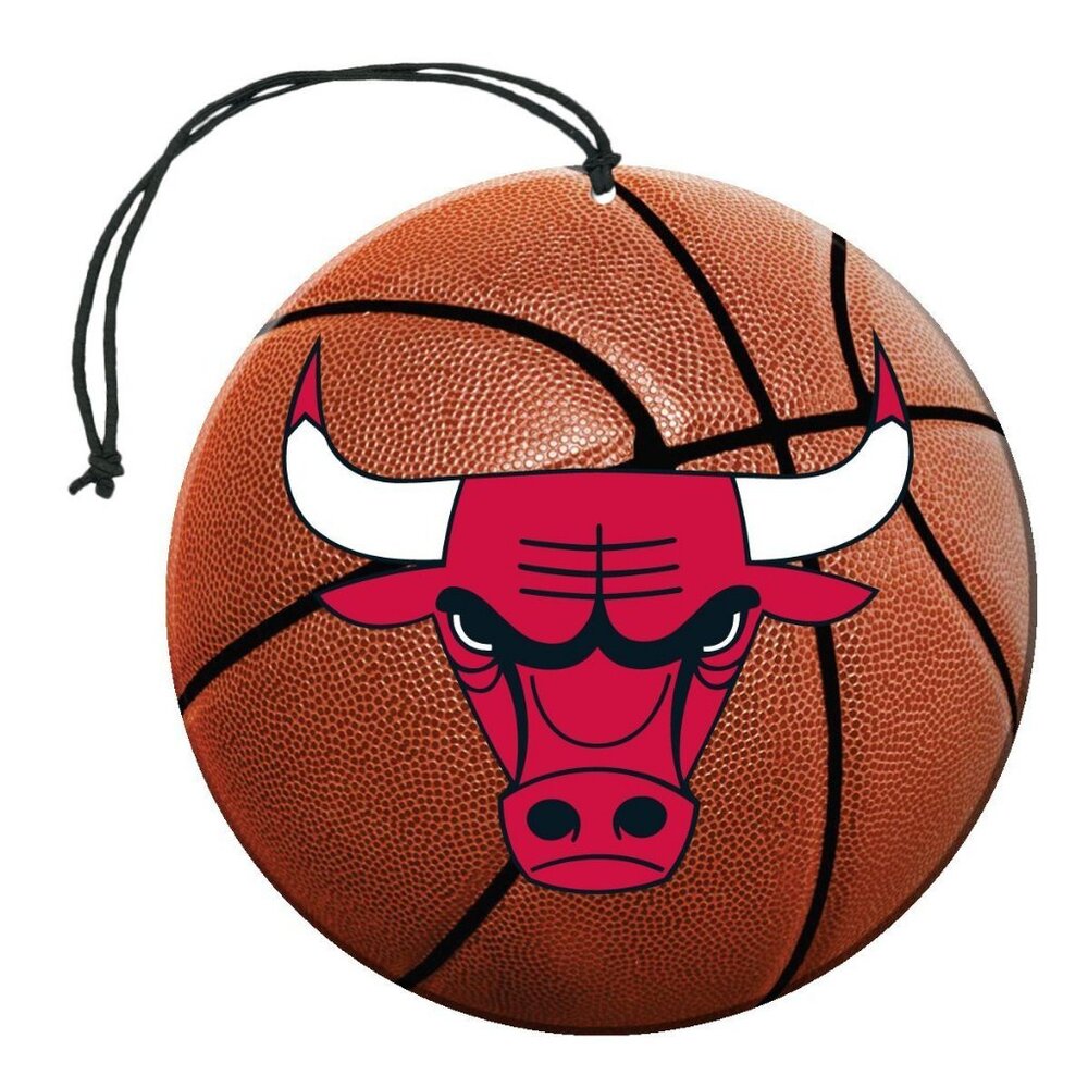NBA Chicago Bulls Air Freshener Logo on Basketball Vanilla Scent by ProMark